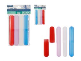 96 Pieces 4pc Toothbrush Holders - Toothbrushes and Toothpaste