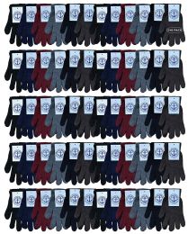 240 Wholesale Yacht & Smith Mens Womens, Warm And Stretchy Winter Gloves (240 Pairs Assorted)