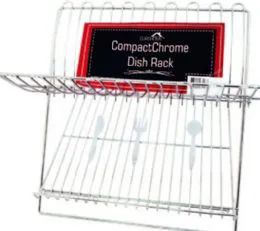 8 Pieces Chrome Dish Rack Fork And Spoon Design - Dish Drying Racks