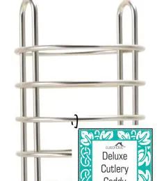 12 of Heavy Duty Satin Nickel Cutlery Holder