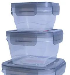 12 Wholesale 3 Piece Square Storage Container With Vent