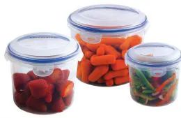 6 Wholesale 6 Piece Round Food Storage Container Set