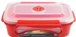 6 Units of Rectangle Microwave Container - Microwave Items