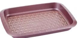 12 Pieces Non Stick Baking Pan Rose Gold - Frying Pans and Baking Pans
