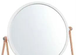 12 Wholesale Vanity Mirror White And Rose Gold Finish