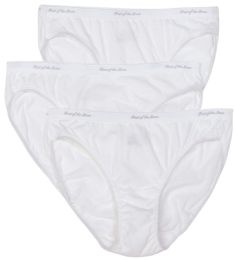 72 Wholesale Women's Fruit Of Loom White Bikini Underwear, Size Small