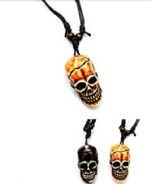 96 Wholesale Skull Necklace