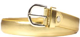 36 Pieces Kids Belt In Gold - Belts