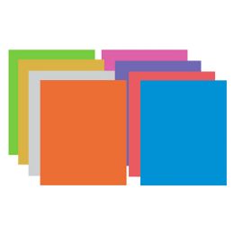 48 Pieces Metallic Color 2-Pocket Portfolios - Folders and Report Covers