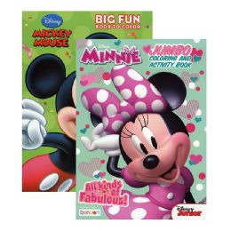 36 Wholesale Mickey & Minnie Coloring Book