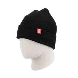 36 Pieces Adult Plain Ribbed Beanie Hat - Winter Beanie Hats