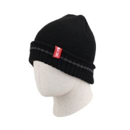 36 Pieces Adult Stripped Ribbed Beanie Hat - Winter Beanie Hats