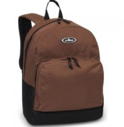 30 Wholesale Everest Classic Backpack With Front Organizer In Brown