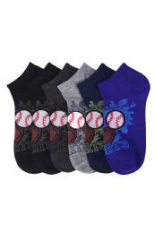 216 Pairs Boys Spandex Ankle Socks Size 6-8 - Boys Ankle Sock