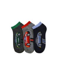 216 Wholesale Boys Spandex Ankle Socks Size 6-8