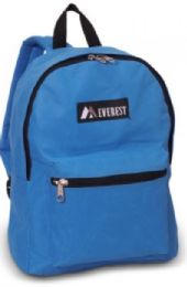 30 Pieces Everest Basic Color Block Backpack In Royal Blue - Backpacks 15" or Less