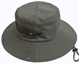 24 Wholesale Adult Vented Sun Hat - Assorted Colors