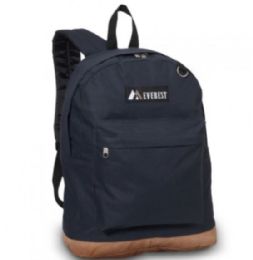 30 Wholesale Everest Suede Bottom Pattern Backpack In Navy