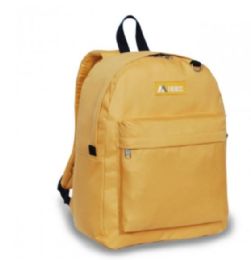 Yellow One Size Everest Basic Backpack 