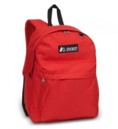 30 Pieces Everest Classic Backpack In Red - Backpacks 16"