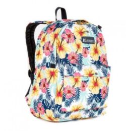 30 Pieces Everest Pattern Printed Backpack In Tropical Print - Backpacks 16"