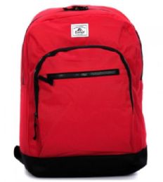 30 Pieces Everest MultI-Pocket Daypack In Red - Backpacks 16"