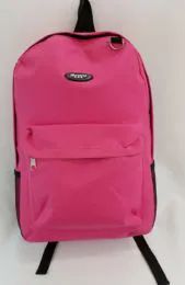 24 Wholesale 17 Inch Constructed Heavy Duty Backpack In Pink