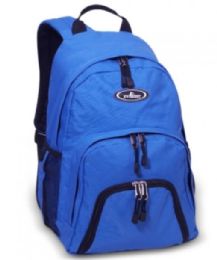 30 Pieces Everest Sporty Backpack In Royal Blue - Backpacks 16"