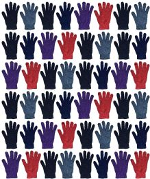 240 Pairs Yacht & Smith Wholesale Bulk Winter Gloves For Men Woman, Bulk Pack Warm Winter Thermal Gloves (assorted, 240) - Knitted Stretch Gloves
