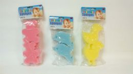 36 Pieces 4 Piece Baby Bath Scrubber - Baby Beauty & Care Items