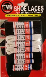 36 Pairs 8 Pack Assorted Color Shoe Laces - Footwear Accessories