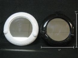 48 Wholesale Plastic Soccor Design Mirror