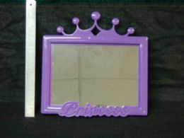 48 Wholesale Plastic Rectangular Princess Mirror