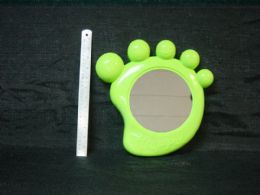 24 Wholesale Plastic Foot Shaped Mirror