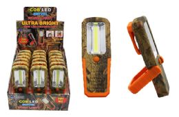 18 Pieces Cob Led Camo Swivel Worklight With Clip Ultra Bright - Lamps and Lanterns