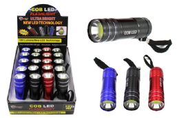 40 of Cob Led Metal Promo Flashlight Ultra Bright