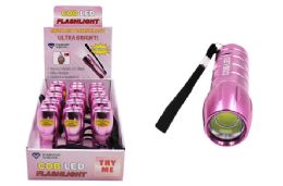 30 Wholesale Cob Led Flashlight (pink)