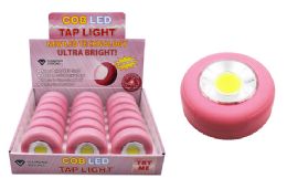 18 Pieces Cob Led Pink Tap Light Ultra Bright - Lamps and Lanterns