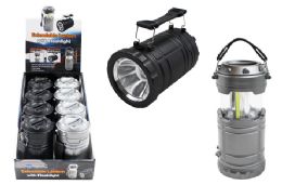 8 of Cob Led Pop Up Lantern With Flashlight Ultra Bright