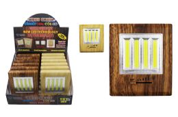 12 Pieces Cob Led Wood Grain Dual Light Switch Ultra Bright - Lamps and Lanterns