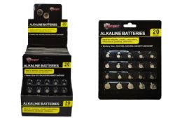 24 Wholesale Alkaline Button Cell Batteries