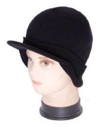72 Pieces Unisex Black Beret Hat - Winter Beanie Hats
