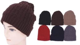 72 Units of Unisex Cotton Beanie Hats - Winter Gloves