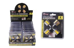 36 of Mini Stubby Screwdrivers 4 Piece