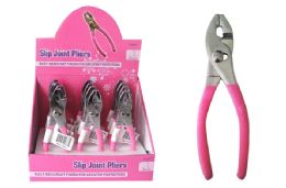 24 Wholesale Pink Slip Joint Pliers