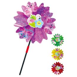 48 Wholesale 19" Wind Mill - Assorted Colors