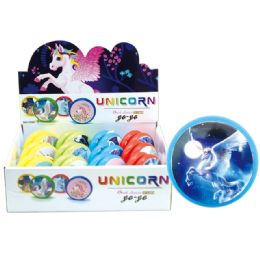 60 Pieces YO-Yo Unicorn Print - Toys & Games