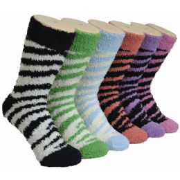 180 Wholesale Women's Fluffy Cozy Socks