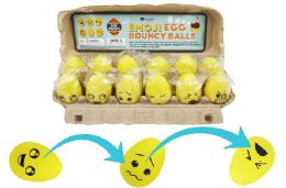 72 Wholesale Bouncy Egg Ball Emoji