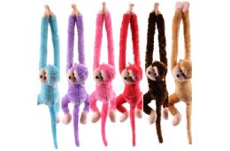 24 Wholesale Colorful Screaming Slingshot Monkey